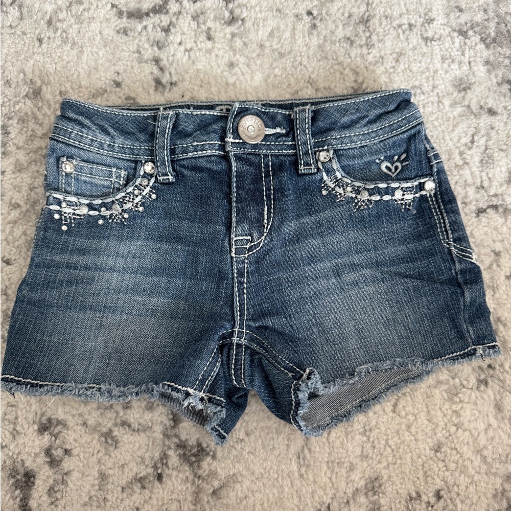 Justice kids jean shorts